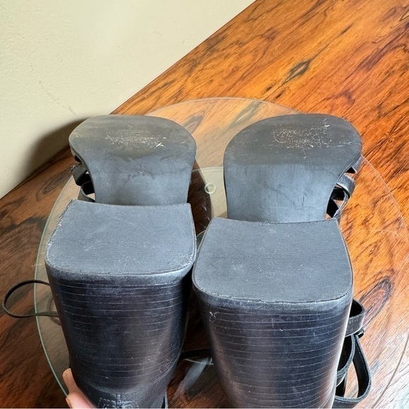 Steve Madden Cherri30 strappy Sandal - black leather - size 7.5 - Picture 14 of 15